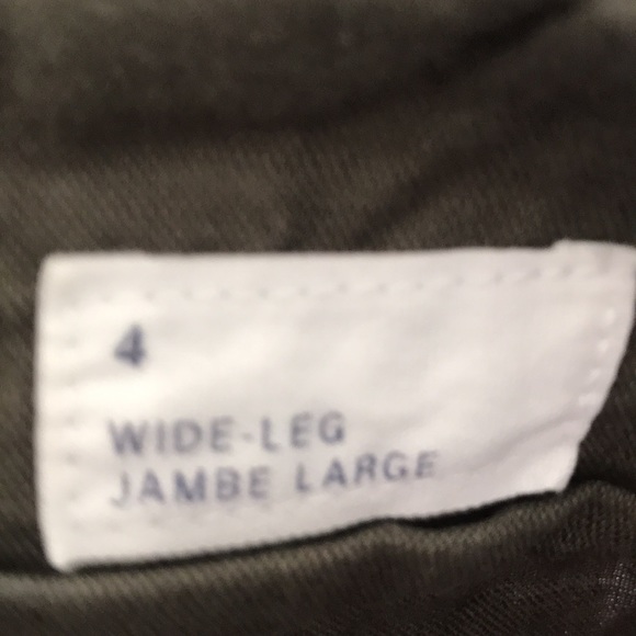 Gap wide leg pants khaki green - Picture 6 of 6